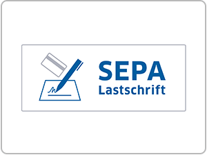 Zahlung per Lastschrift.