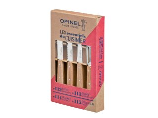 Opinel Küchenmesser-Set 4-teilitg: Les Essentiels Naturel