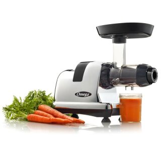 Omega Juicer Entsafter 8228 Chromfarben