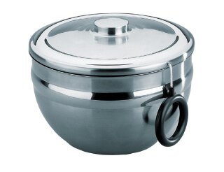 GSD Salatschleuder Edelstahl mit Seilzug (Dm. 24,5 cm) aus Retoure
