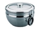 GSD Salatschleuder Edelstahl mit Seilzug (Dm. 24,5 cm)...