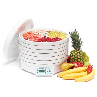 Ezidri Dörrgerät Ultra FD1000 Digital + Zubehör-Set (4 Folienschalen & 4 Foliensiebe)